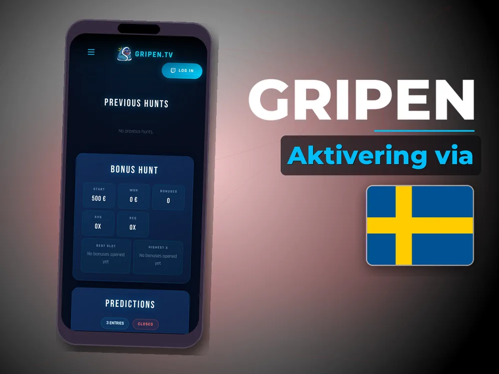 Gripen - Aktivering via