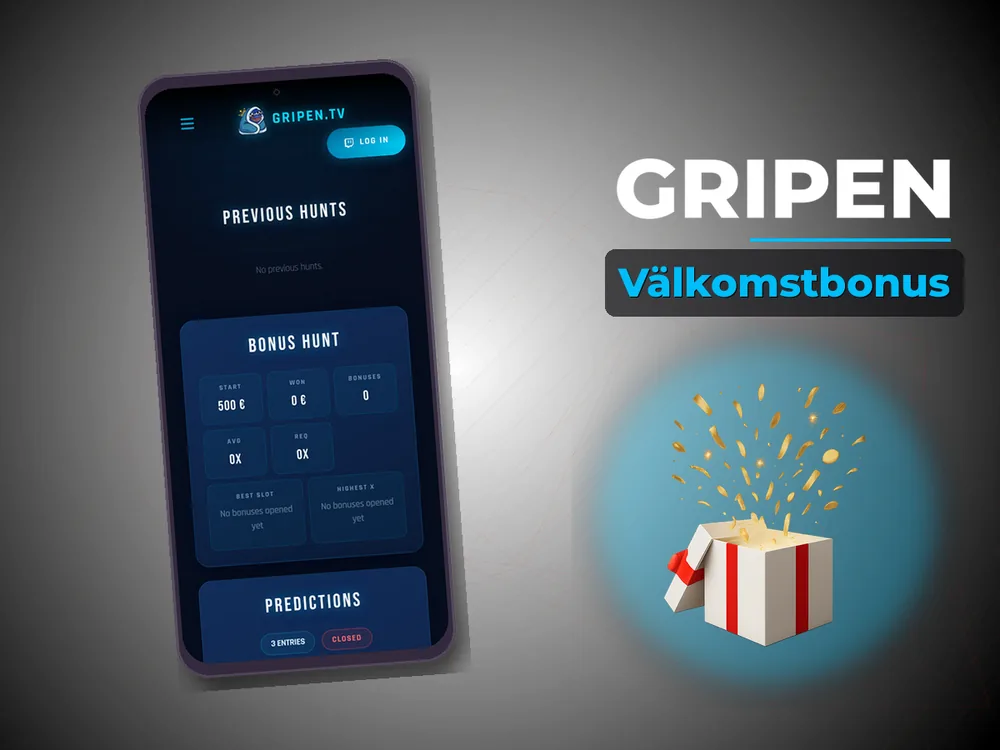 Gripen - Välkomstbonus