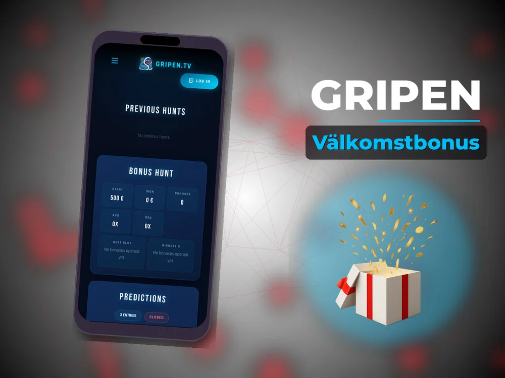 Gripen - Välkomstbonus