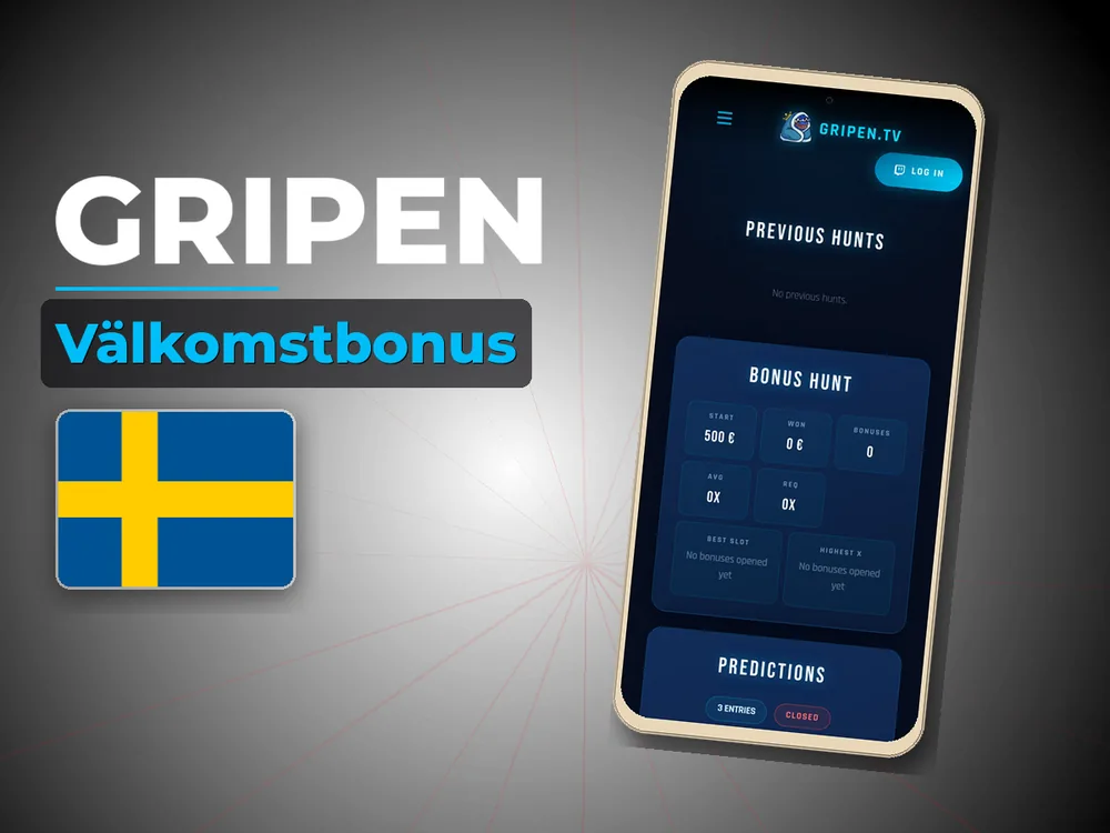 Gripen - Välkomstbonus