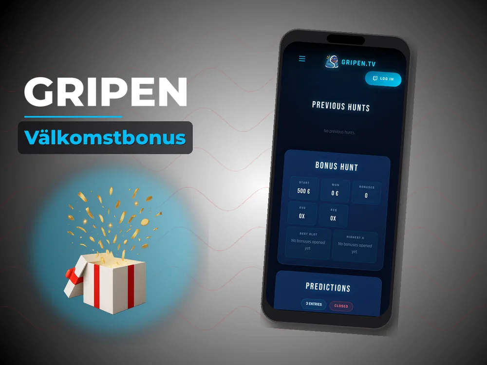 Gripen - Välkomstbonus