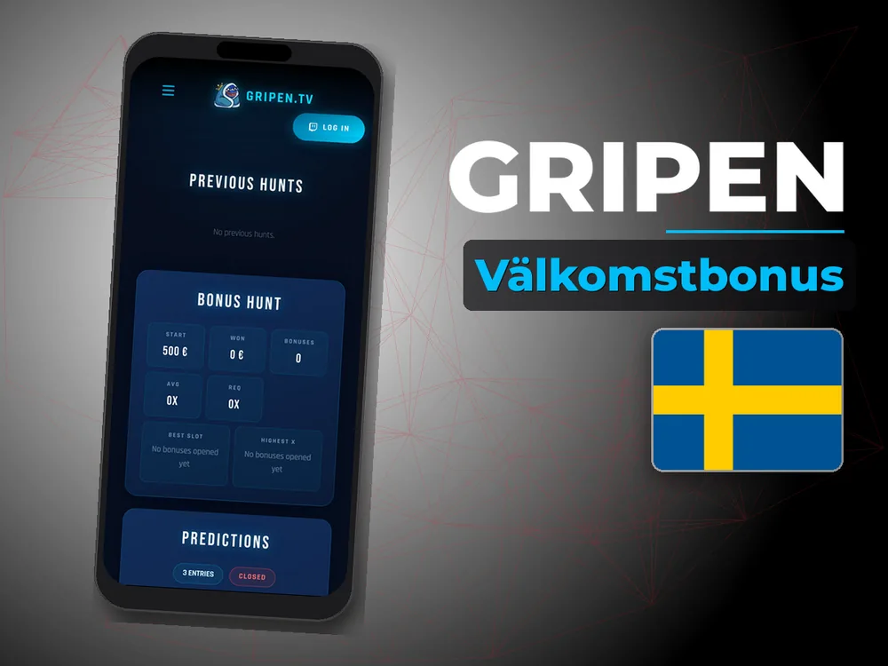 Gripen - Välkomstbonus