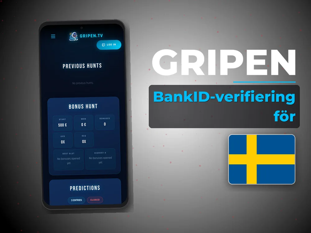 Gripen - BankID-verifiering för